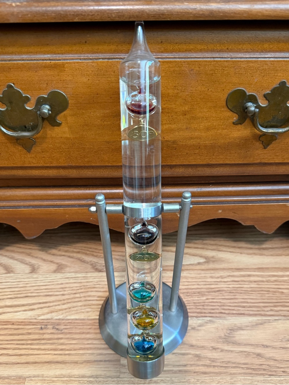 Galileo Thermometer Wall Hanging. Colorful Bubbles Numbered Tags
Indoor/Outdoor